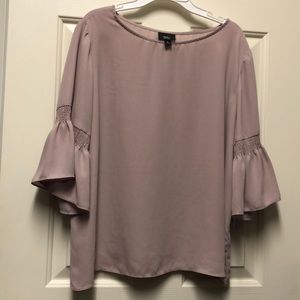 Pale Pink Mossimo Large Blouse Poly